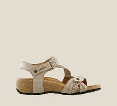 Trulie Wedge Sandal Stone