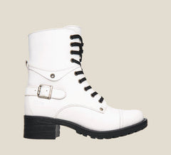 Women's White Crave Boots