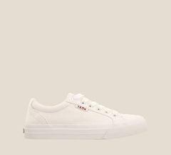 Women's Plim Soul White Canvas Sneaker