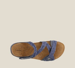 Trulie Navy Adjustable Sandal
