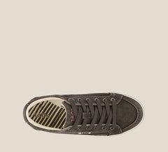 Womens Moc Star Graphite Distressed Sneaker