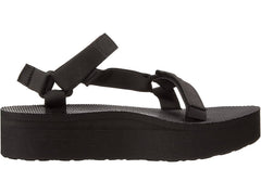 Women's Flatform Universal Black Sandal