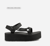 Women's Flatform Universal Black Sandal