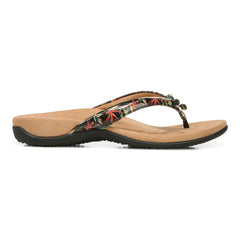 Women's Bella II Toe Post Sandal Black Tropical