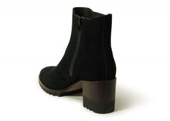 Women's Holly Black Waterproof Suede