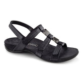 Women's Amber Black Crocodile