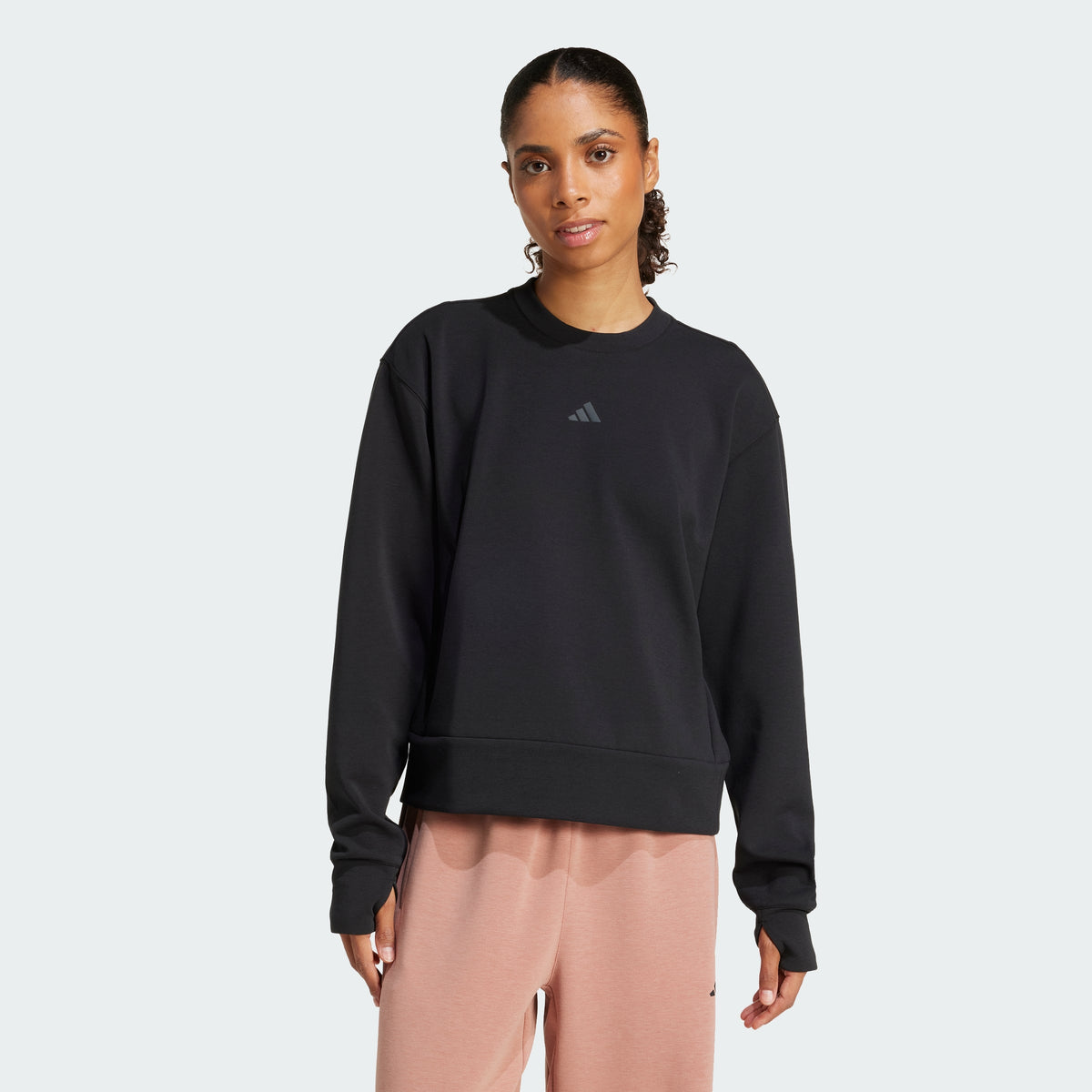 Women's adidas Designed-for-Training Warm-Up Crewneck Sweatshirt