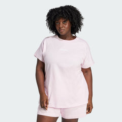 Women's adidas Essentials Linear Cotton Tee (Plus Size)