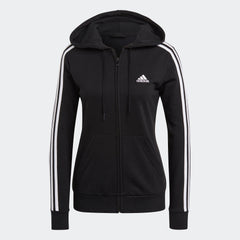 Women's adidas Essentials French Terry 3-Stripes Full-Zip Hoodie