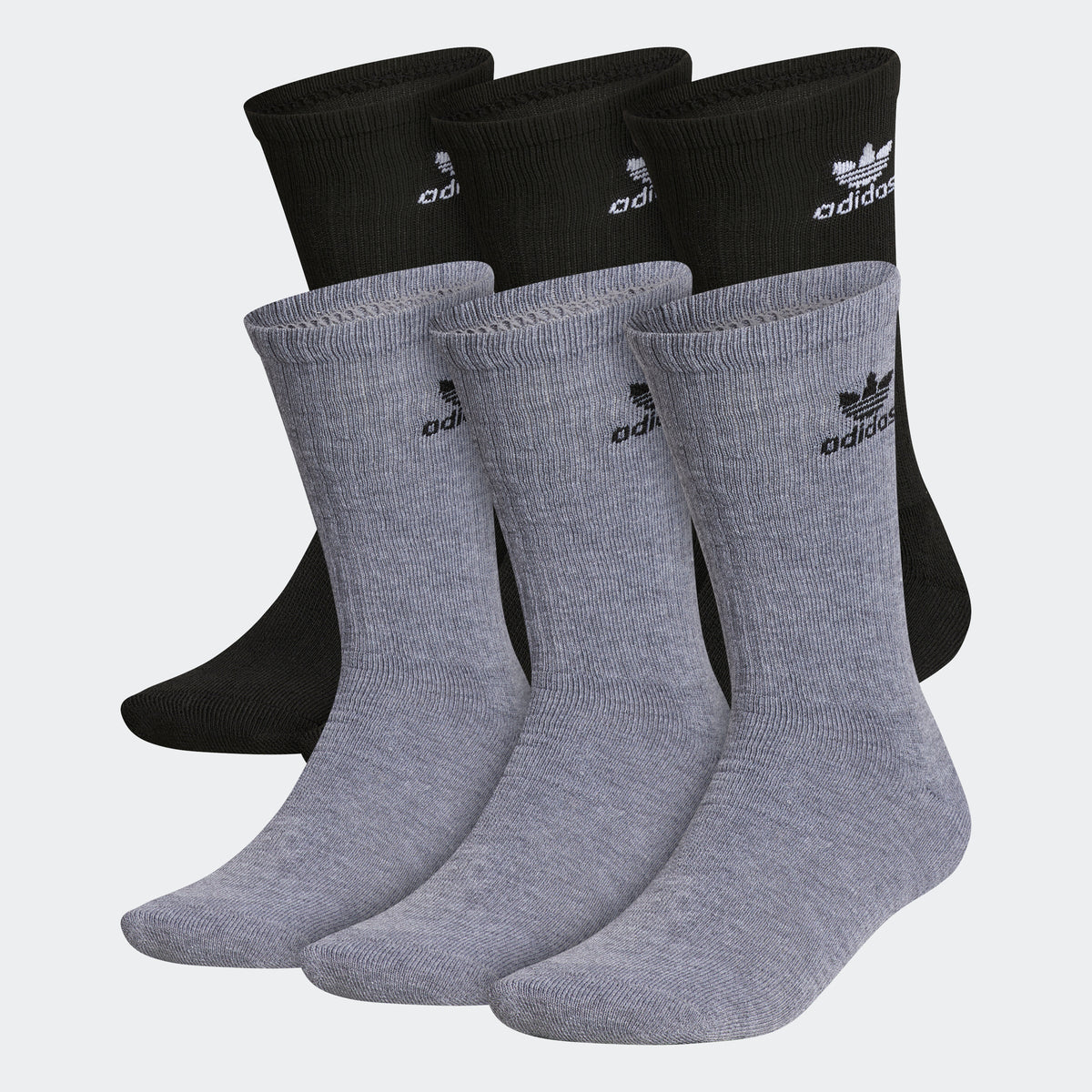 Trefoil Crew Socks 6 Pairs