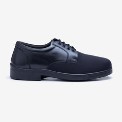 Mens Wide Fit Ryan Lace Up Shoes- Black
