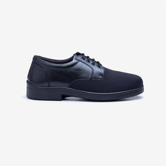 Mens Wide Fit Ryan Lace Up Shoes- Black