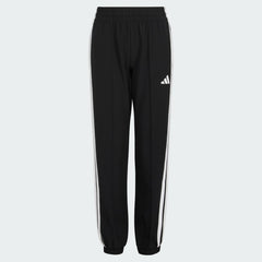 Kids' adidas Elastic Waistband Woven 3-Stripes Jogger Pants