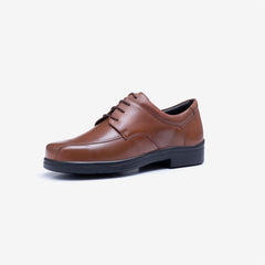 Mens Wide Fit Holmes Lace Shoes- Tan