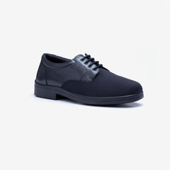 Mens Wide Fit Ryan Lace Up Shoes- Black