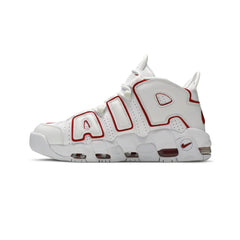 Air More Uptempo White Varsity Red Outline 2021 Be471
