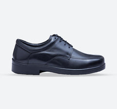 Mens Wide Fit Holmes Lace Shoes- Black
