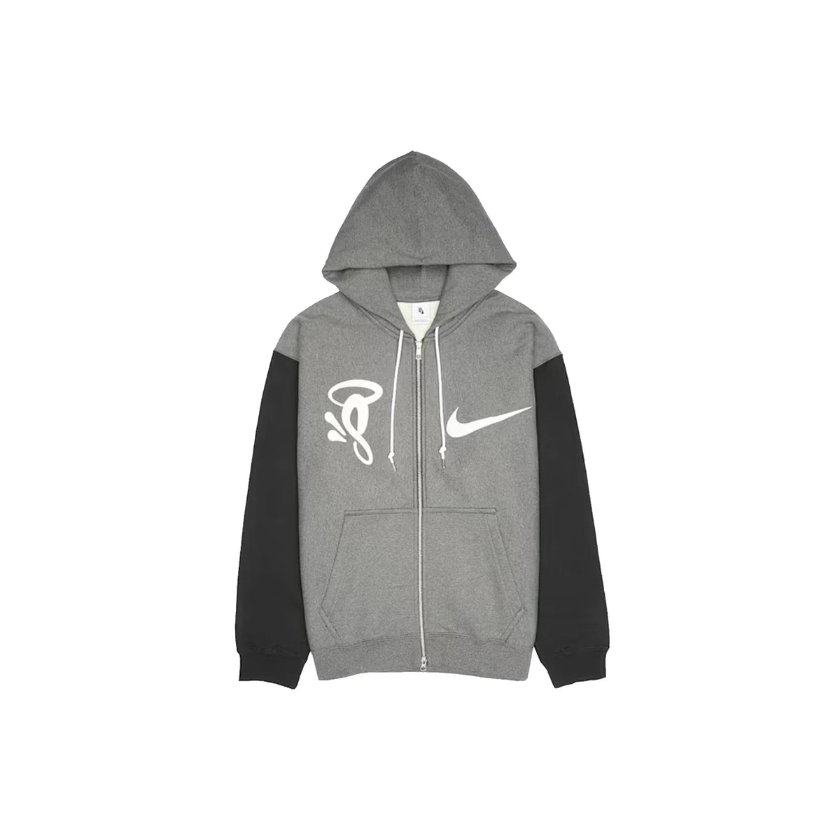 Nike X Syna Solo Swoosh Fleece Full Zip Hoodie Grey 2026
