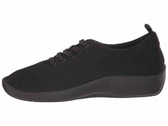 Women's Net 3 Black Knit Lace-Up