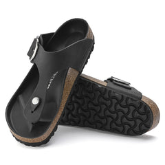 Women's Gizeh Big Buckle Oiled Black 1023334
