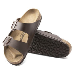 Arizona Dark Brown Birko-Flor Sandal Hard Footbed 0051701/0051703
