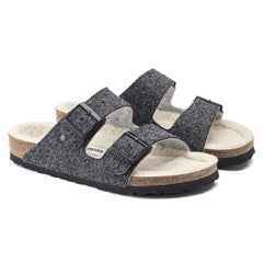 Women's Arizona Rivet Wool Felt Doubleface Grey