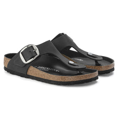 Women's Gizeh Big Buckle Oiled Black 1023334