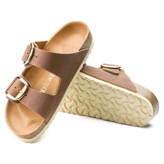 Women's Arizona Big Buckle Cognac Sandal 1011072/1011073