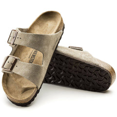 Arizona Taupe Suede Sandal Hard Footbed 0051461/0051463