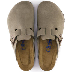 Boston Taupe Suede Soft Footbed Sandal 0560771/0560773