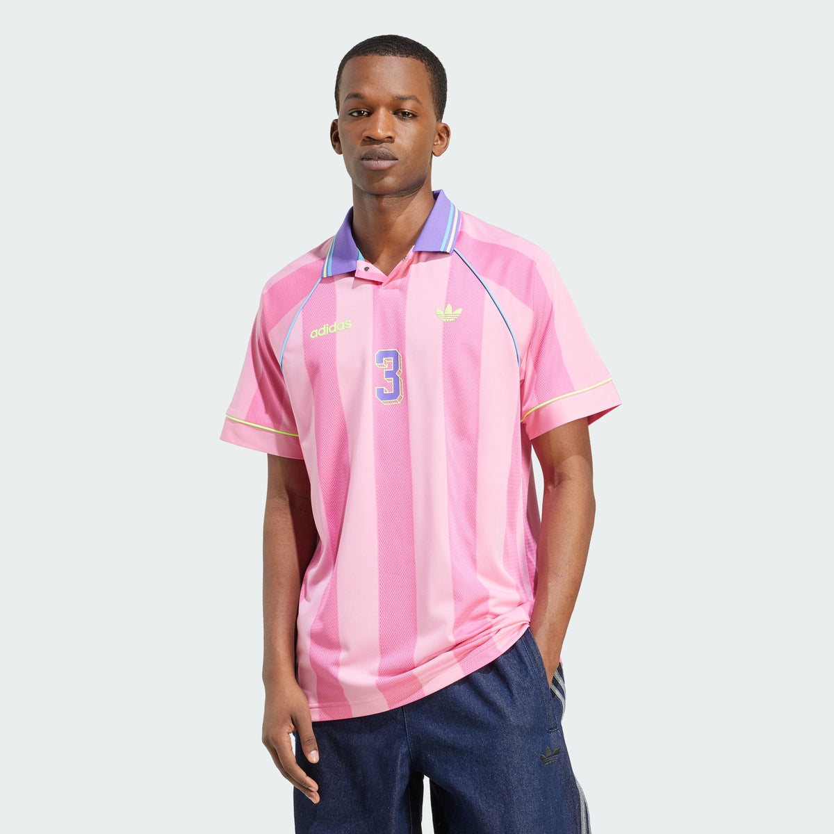 Men's adidas Jacquard Stripe Jersey