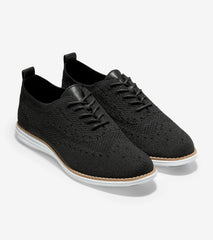 Haan Women's Original Grand Stitchlite Wingstop Oxford Black Knit W14807