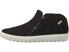 Women's Soft 7 Black Powder Zip Bootie 43024350263