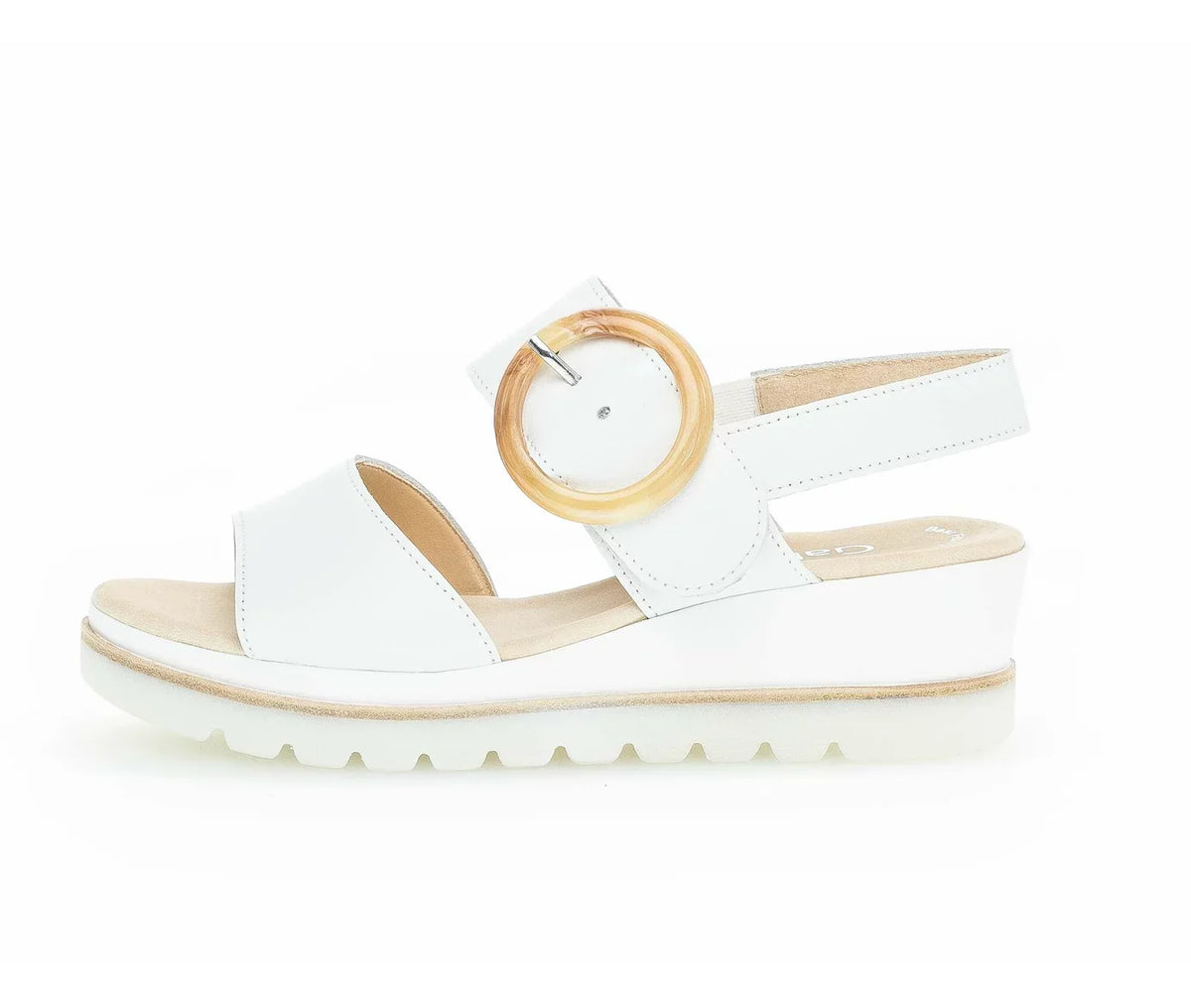 Women's Platform Sandal 84.645.21 Weiss White