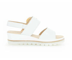 Women's Platform Sandal 84.645.21 Weiss White