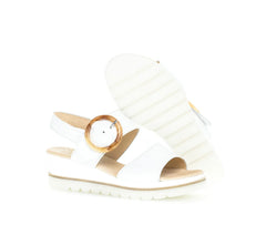 Women's Platform Sandal 84.645.21 Weiss White