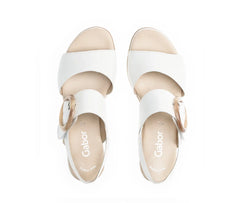 Women's Platform Sandal 84.645.21 Weiss White