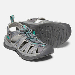 Women's Whisper Medium Grey Peacock  Sandals