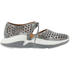 des Pieds Women's Himar Grey Kid Suede Sneaker