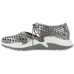 des Pieds Women's Himar Grey Kid Suede Sneaker