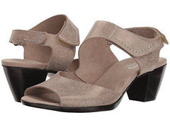 Women's Fabiana Silver Metallic Nubuck Sandal