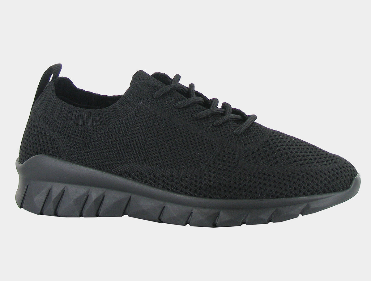 Women's Galaxy Black Knit with Black Sole