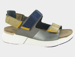 Women's Odyssey Sterling Foggy Gray Polar Sea Marigold Leather