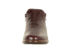 Women's Helm Bordeaux Leather Violet Nubuck Ankle Boot