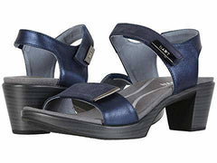 Women's Intact Navy Velvet Nubuck Polar Dress Sandal