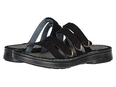 Women's Trevi Black Slip-On Sandal