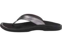 Women's 'Ohana Pewter Black Flip-Flop