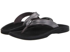 Women's 'Ohana Pewter Black Flip-Flop