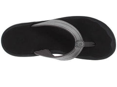 Women's 'Ohana Pewter Black Flip-Flop