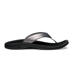 Women's 'Ohana Pewter Black Flip-Flop